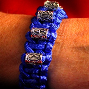 Férfi Cobra állcsont mintás paracord túlélő karkötő - Meska.hu