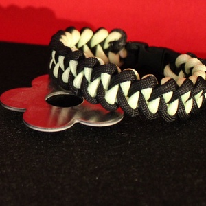 Férfi cápafog mintás paracord túlélő karkötő, Ékszer, Karkötő, Fonott karkötő, Ékszerkészítés, MESKA