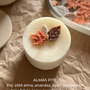 Őszi szójagyertya 90g utálntöltő, Molan tégelyhez - Meska.hu