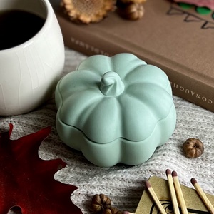 Tök gyertya tégely - otthon & életmód - gyertya, illat, aroma - gyertya - Meska.hu