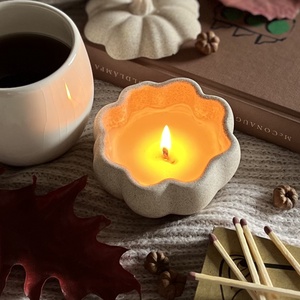 Tök gyertya tégely szójagyertyával - Meska.hu