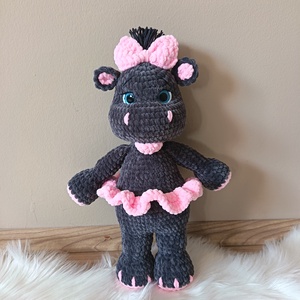 Víziló - játék & sport - plüssállat & játékfigura - más figura - Meska.hu