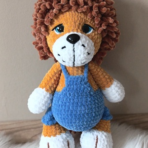 Oroszlán , Játék & Sport, Plüssállat & Játékfigura, Oroszlán, Horgolás, MESKA