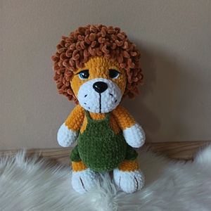 Oroszlán  - játék & sport - plüssállat & játékfigura - oroszlán - Meska.hu