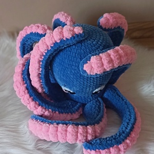 Óriás polip - játék & sport - plüssállat & játékfigura - polip, medúza - Meska.hu