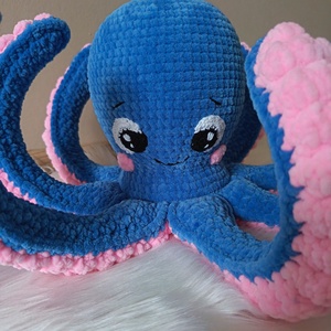 Óriás polip - játék & sport - plüssállat & játékfigura - polip, medúza - Meska.hu