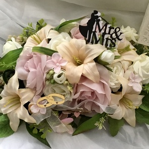 MR.andMRS.-Esküvői Főasztaldísz-Dekoráció-Esküvői Asztaldísz-Dekoráció-, Esküvő, Dekoráció, Asztaldísz, Virágkötés, Meska