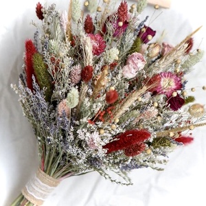 BOHO-MINI-AUTUMN-Menyasszonyi Csokor-Szárazvirág Csokor-Őszi Menyasszonyi  Csokor- - esküvő - menyasszonyi- és dobócsokor - Meska.hu