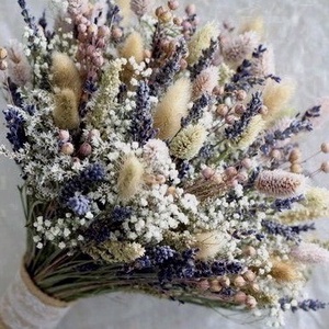 �BOHO-MINI-ELEGANCE-Menyasszonyi Csokor-Szárazvirág Csokor- - esküvő - menyasszonyi- és dobócsokor - Meska.hu