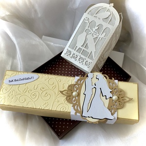 � WEDDING-DAY-Pénzátadó Dobozka- Esküvőre- - Meska.hu
