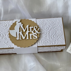 Mr. and Mrs.-LUCK DAY-Pénzátadó Dobozka- Esküvőre- - Meska.hu