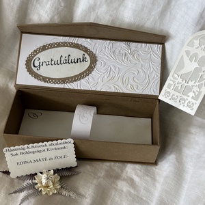 �WEDDING-DAY-Pénzátadó Dobozka- Esküvőre- - esküvő - nászajándék - esküvői pénzátadó boríték, kártya - Meska.hu