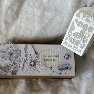 �WEDDING-DAY-Pénzátadó Dobozka- Esküvőre- - esküvő - nászajándék - esküvői pénzátadó boríték, kártya - Meska.hu