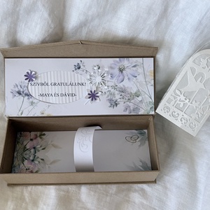 �WEDDING-DAY-Pénzátadó Dobozka- Esküvőre- - esküvő - nászajándék - esküvői pénzátadó boríték, kártya - Meska.hu