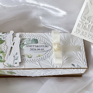 �WEDDING-DAY-Pénzátadó Dobozka- Esküvőre- - Meska.hu