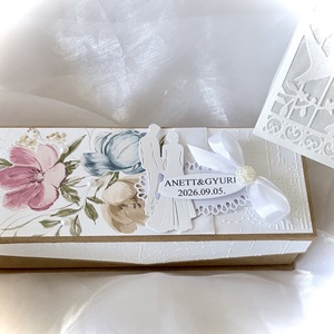 �WEDDING-DAY-Pénzátadó Dobozka- Esküvőre- - Meska.hu