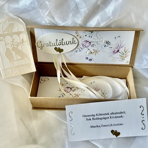 �WEDDING-DAY-Pénzátadó Dobozka- Esküvőre- - esküvő - nászajándék - esküvői pénzátadó boríték, kártya - Meska.hu