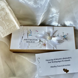 �WEDDING-DAY-Pénzátadó Dobozka- Esküvőre- - esküvő - nászajándék - esküvői pénzátadó boríték, kártya - Meska.hu