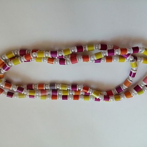 Napkelte nyaklánc újrahasznosított papírból lefoglalva famanora nevére - ékszer - nyaklánc - hosszú nyaklánc - Meska.hu