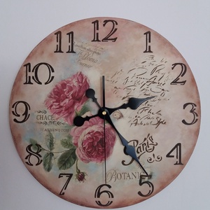 Falióra vintage stílusban kézzel festve - Meska.hu