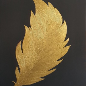 Absztrakt dekorációs akrilfestmény, 54 cm x 46 cm, Otthon & Életmód, Kép & Falikép, Festészet, MESKA