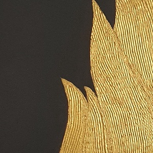 Absztrakt dekorációs akrilfestmény, 54 cm x 46 cm - otthon & életmód - Meska.hu