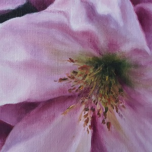 Virágzás, Molnár Gabriella olajfestménye,75x57 cm - művészet - festmény - olajfestmény - Meska.hu