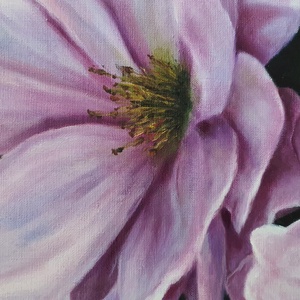 Virágzás, Molnár Gabriella olajfestménye,75x57 cm - művészet - festmény - olajfestmény - Meska.hu