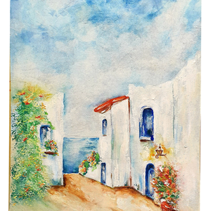 Mediterran 8. - Mediterran hangulat, Művészet, Festmény, Akril, Festészet, Meska