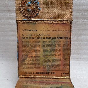 Telefontartó vintage -  Régi hírek, új hírek   - Meska.hu