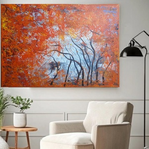 Színerdőben  - művészet - festmény - akril - Meska.hu