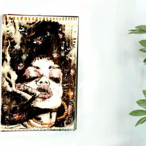 Színes Afrika sorozat - Aranyfüst - művészet - festmény - akril - Meska.hu