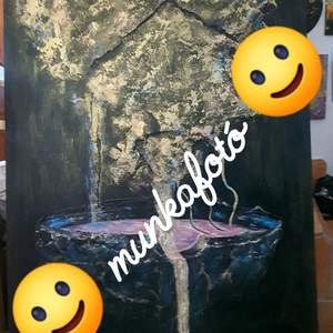 Világkehely - művészet - festmény - akril - Meska.hu