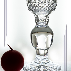 Ólomkristály gyertyatartó - otthon & lakás - gyertya, illat, aroma - gyertyatartó - Meska.hu