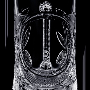 Kristály üveg söröskorsó - otthon & életmód - konyhafelszerelés, tálalás - tálalás - sörös pohár és korsó - Meska.hu