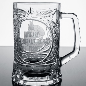 Kristályüveg söröskorsó - otthon & életmód - konyhafelszerelés, tálalás - tálalás - sörös pohár és korsó - Meska.hu