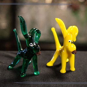 Üveg kutya - otthon & életmód - dekoráció - asztal és polc dekoráció - díszüveg - Meska.hu