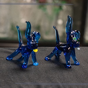 Üveg kutya - otthon & életmód - dekoráció - asztal és polc dekoráció - díszüveg - Meska.hu