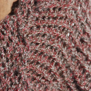 Barna, horgolt vállkendő  -  - Meska.hu