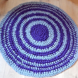  Rag rug Horgolt szőnyeg rongyszőnyeg - otthon & életmód - lakástextil - szőnyeg - horgolt szőnyeg - Meska.hu