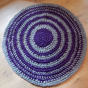  Rag rug Horgolt szőnyeg rongyszőnyeg - otthon & életmód - lakástextil - szőnyeg - horgolt szőnyeg - Meska.hu