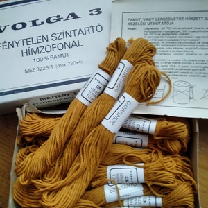 Volga pamut hímzőfonal - kellékek & szerszámok - pamutfonal - pamutfonal - Meska.hu