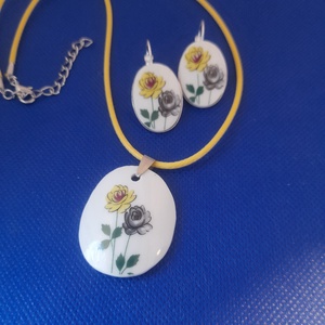  Porcelán ékszer garnitúra.  - ékszer - ékszerszett - Meska.hu