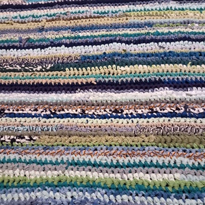 Rag rug szőnyeg - otthon & életmód - lakástextil - szőnyeg - horgolt szőnyeg - Meska.hu