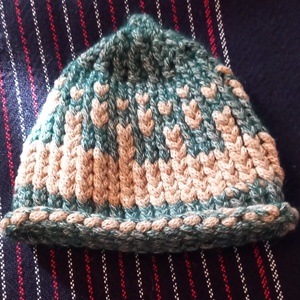 kötött vastag  sapka, Ruha & Divat, Sál, Sapka, Kendő, Kesztyű, Kötés, MESKA