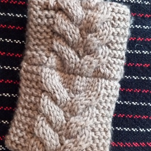 kötött fejpánt - ruha & divat - sál, sapka, kendő - kesztyű - Meska.hu