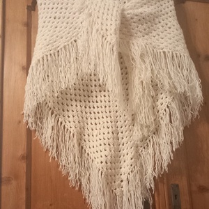 Horgolt vállkendő   - ruha & divat - sál, sapka, kendő - vállkendő - Meska.hu