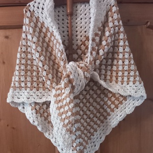 Horgolt vállkendő   - ruha & divat - sál, sapka, kendő - vállkendő - Meska.hu