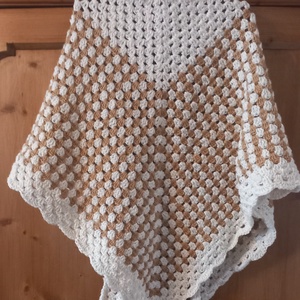 Horgolt vállkendő   - ruha & divat - sál, sapka, kendő - vállkendő - Meska.hu