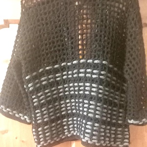 Különleges kézze horgolt,kötött,fűzött női  kardigán  - ruha & divat - férfi ruha - férfi pulóver - Meska.hu